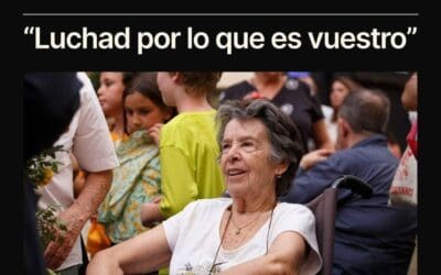 MUERE MARICARMEN, SIMBOLO DE LA LUCHA POR UNA VIVIENDA DIGNA.